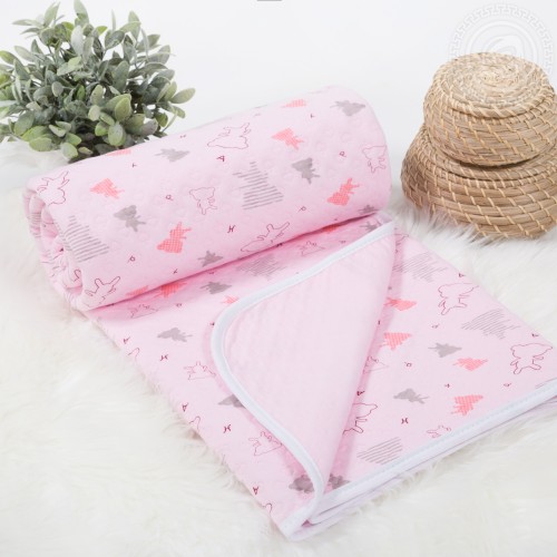 Одеяло Мишки-малышки розовый