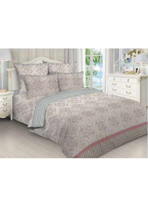 Постельное белье Эдвин 2 спальный, бязь, рис 3010/2