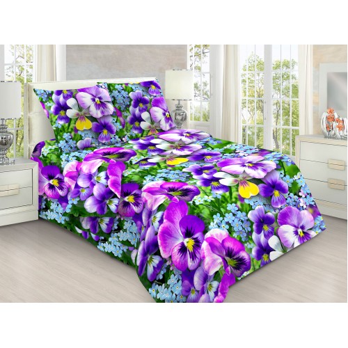 Постельное белье 1 5 спальное, бязь, хлопок. рис 1525