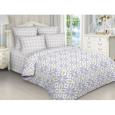 Постельное белье Сингапур 1,5 спальный, поплин, рис 9629-9630/1