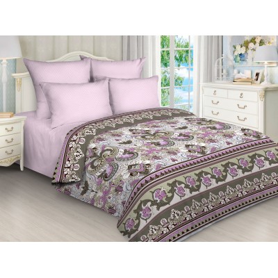 Постельное белье Сапфир 1,5 спальный, поплин, рис 7010-7011/1