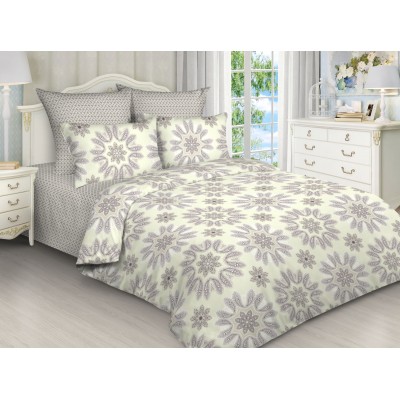 Постельное белье Кристалл 1,5 спальный, поплин, рис 4617-4651/1