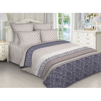 Постельное белье Лондон 1,5 спальный, поплин, рис 5107-5108/1