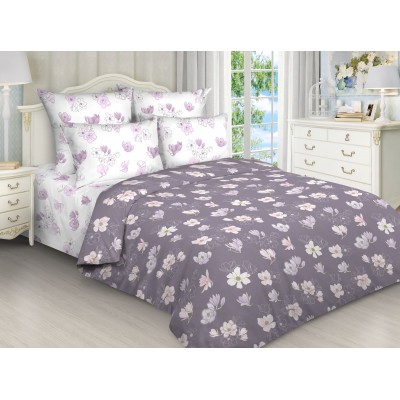 Постельное белье Фуксия 1,5 спальный, поплин, рис 9026 вид 1/9136