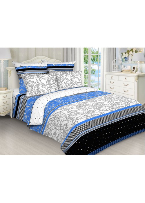 Постельное белье Ринальди евро, поплин, рис 4616/2