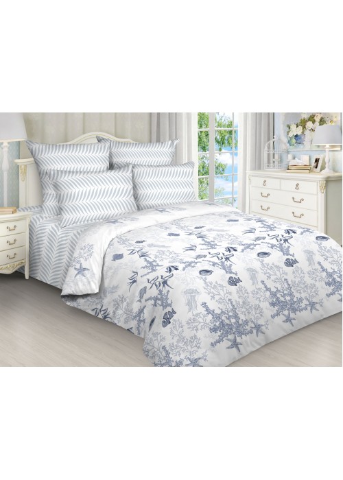 Постельное белье Морена 2 спальный, поплин, рис 9226/9227