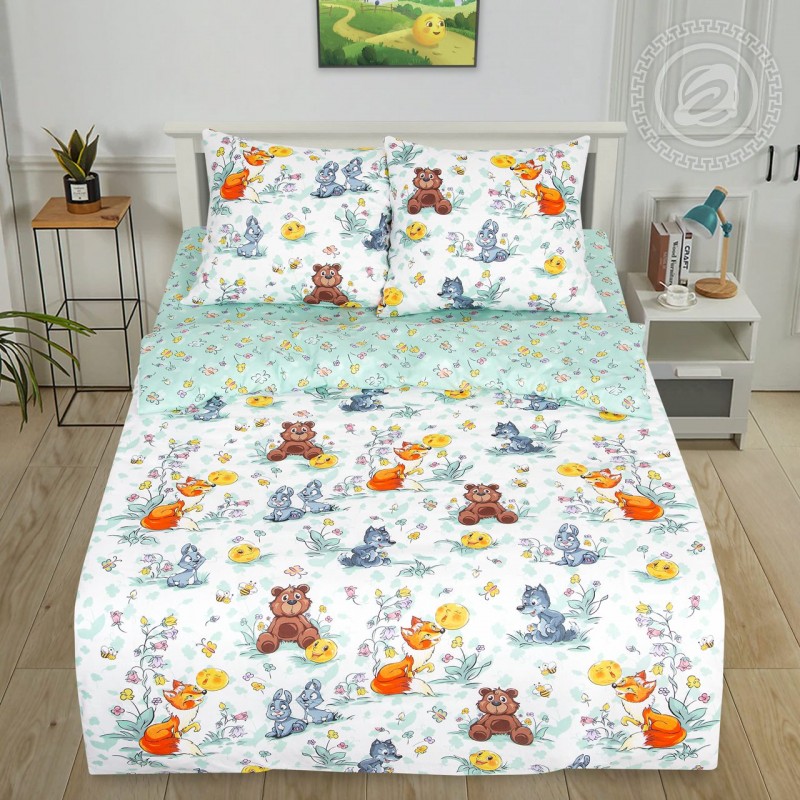 Постельное белье Колобок 912, размер 1,5 сп.