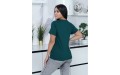 Шик футболка женская (темно-зеленый )