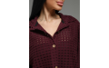 Стелла рубашка женская (бордо)