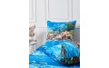 Постельное белье Морское дно 1,5 спальный, бязь, рис 1455/1