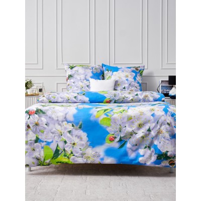 Постельное белье 1,5 спальный, бязь, рис 1529/1