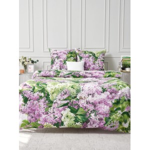 Постельное белье Сирень 1,5 спальный, бязь, рис 1667/1