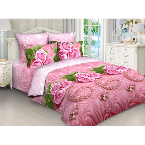 Комплект постельного белья 2,0 сп с Евро простыней, бязь рис.4284