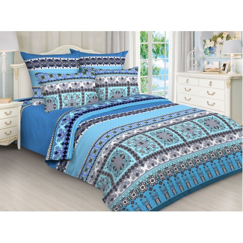 Комплект постельного белья 2,0 сп с Евро простыней, бязь рис.5331