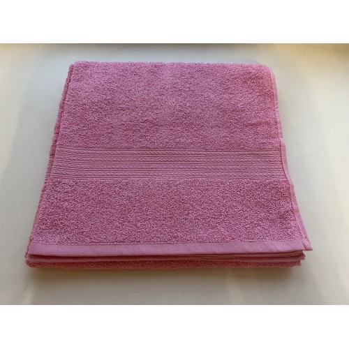 Полотенце махровое, Греческий бордюр, 50*90, Светло-розовый 430 г/м2