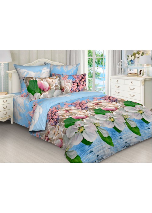 Постельное белье Нежность 2 спальный, бязь, рис 4367