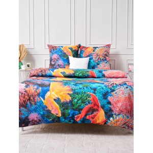 Постельное белье 1,5 спальный, бязь, рис 2052