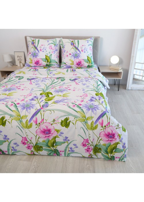 Постельное белье 2 спальный, бязь, рис. 21058/2