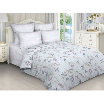 Постельное белье 2 спальное, поплин, рис 7891-7892/1 