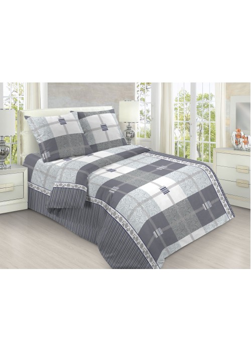 Постельное белье 1,5 спальный, бязь, рис 0808/5