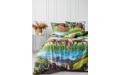 Постельное белье 1,5 спальный, бязь, рис 1454