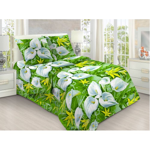 Постельное белье 1,5 спальный, бязь, рис 1838