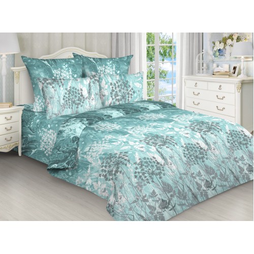 Постельное белье евро, бязь, рис 21057/3