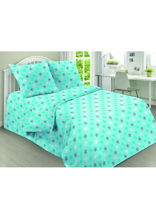 Детское постельное белье 1,5 спальное, поплин, рис 2025/1