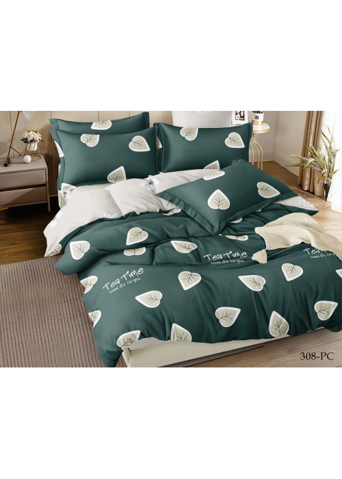 Постельное белье 2 спальный, поплин, рис 308