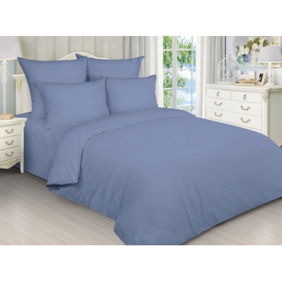 Постельное белье BellaRossa поплин евро. 12400 голубой