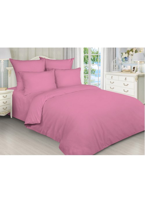 Постельное белье BellaRossa поплин евро. 15010 брусничный