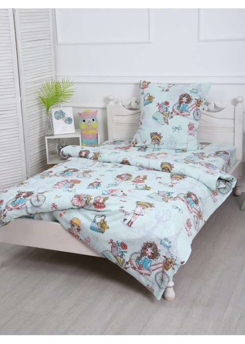 Детское постельное белье 1,5 спальный, поплин. 2458/3