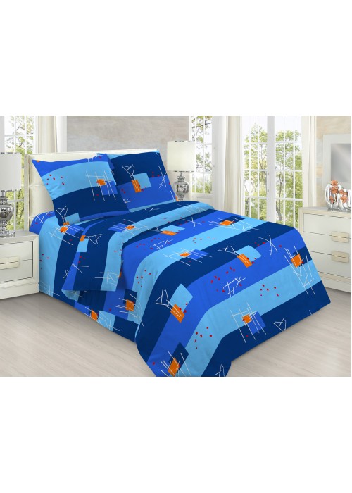 Постельное белье 1,5 спальный, бязь, хлопок. 0312/2