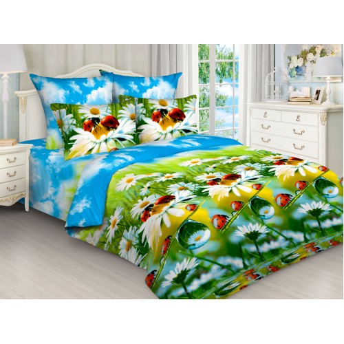 Постельное белье 2 спальный, бязь. 3041