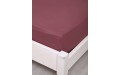 Простыня на резинке 140x200x25 Поплин 220 см о/м ирландский кофе