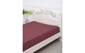 Простыня на резинке 160x200x25 Поплин 220 см о/м ирландский кофе