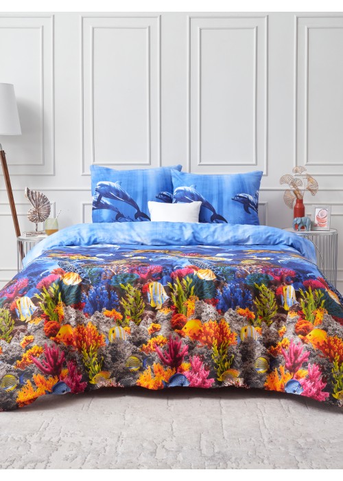 Постельное белье евро, бязь, хлопок. 20590