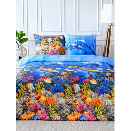 Постельное белье евро, бязь, хлопок. 20590