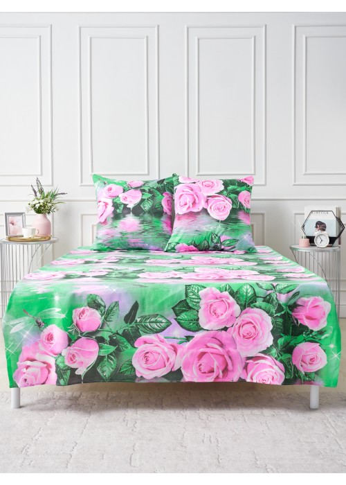 Простынь 1,5 спальная 150х215 Хлопок, Бязь. 1425