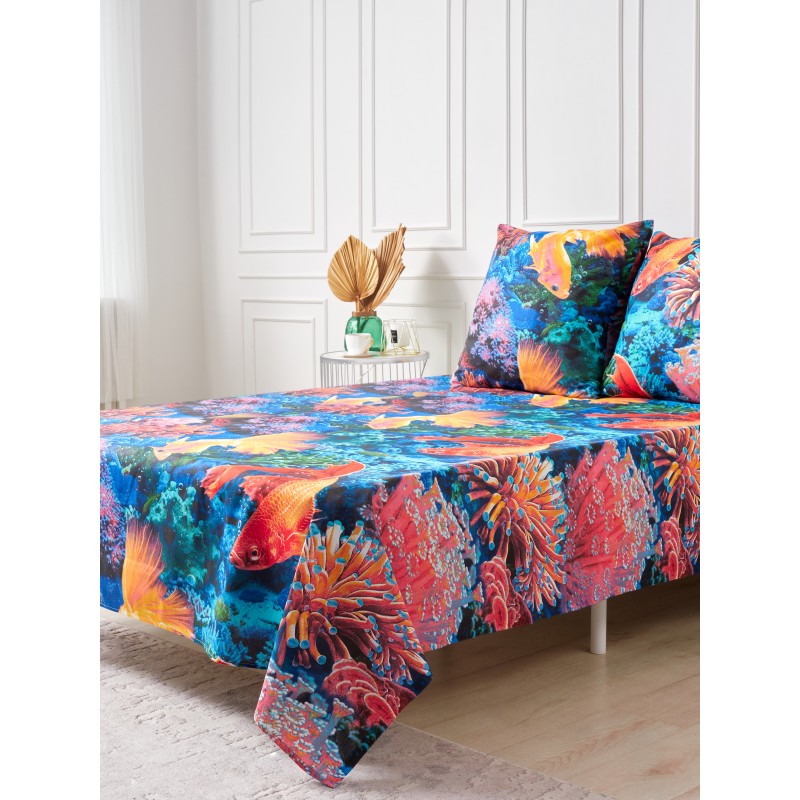 Простынь 1,5 спальная 150х215 Хлопок, Бязь. 2052