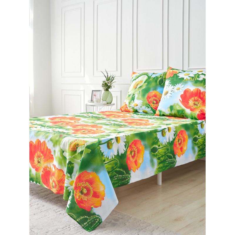 Простынь 1,5 спальная 150х215 Хлопок, Бязь. 2135