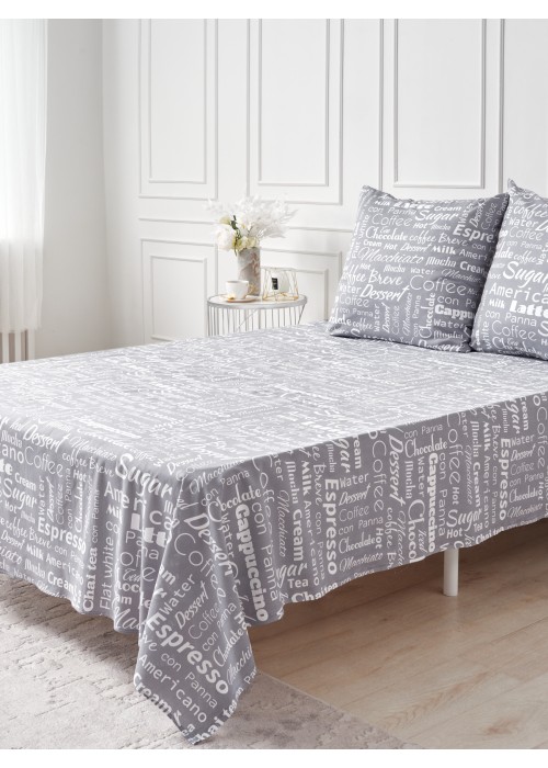 Простынь 1,5 спальная 150х215 Хлопок, Бязь. 2418