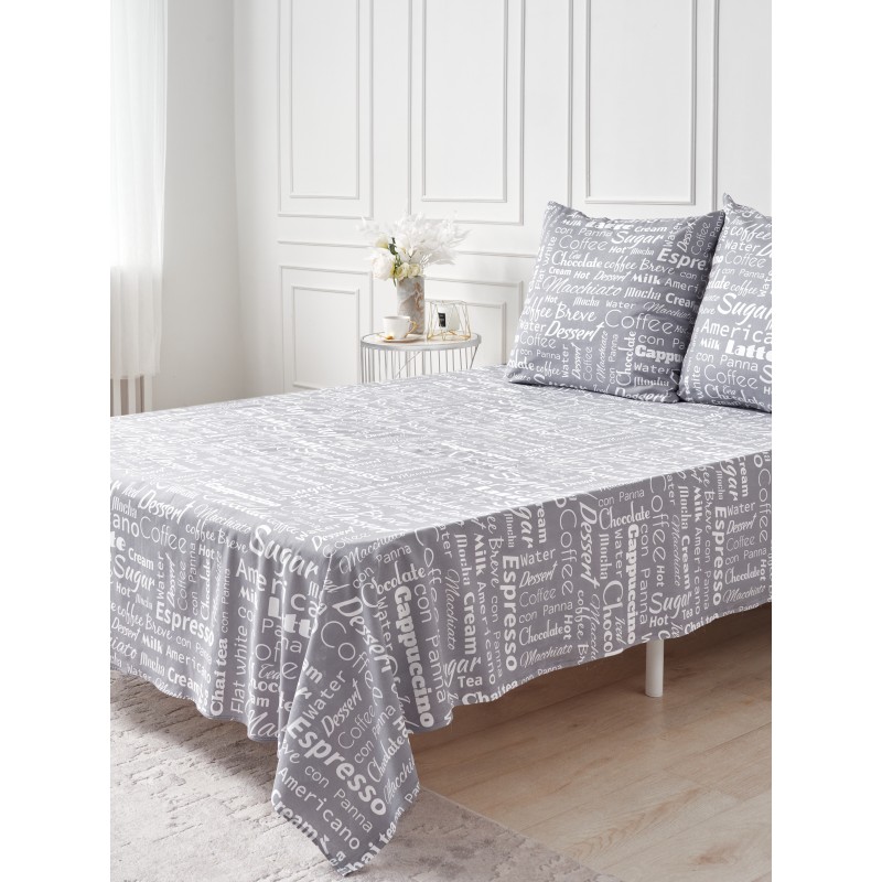 Простынь 1,5 спальная 150х215 Хлопок, Бязь. 2418