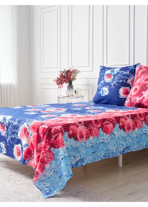 Простынь 1,5 спальная 150х215 Хлопок, Бязь. 2493