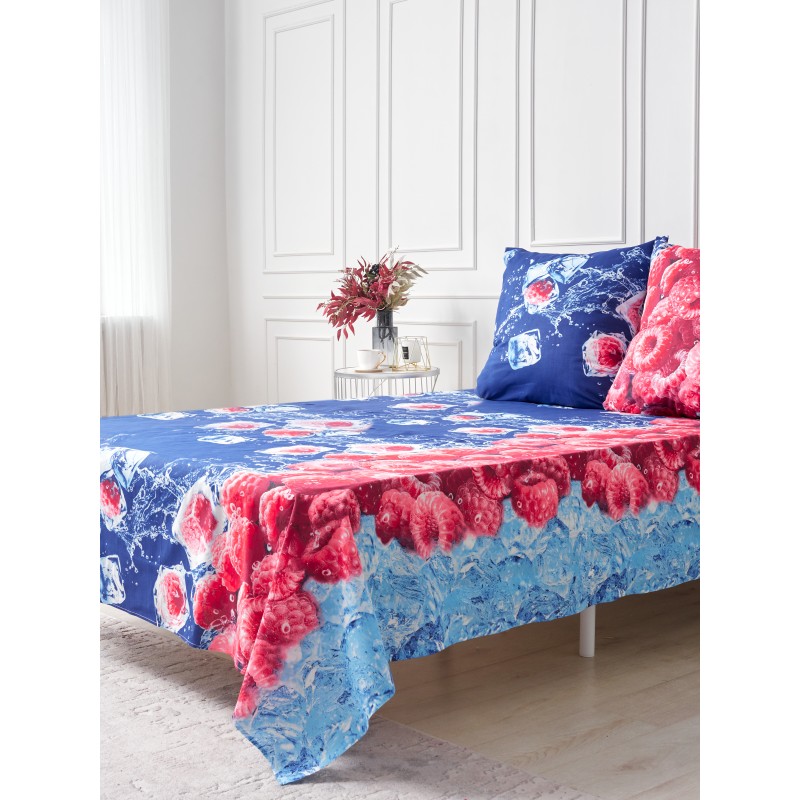 Простынь 1,5 спальная 150х215 Хлопок, Бязь. 2493