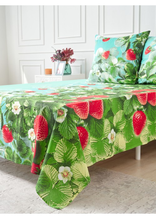 Простынь 1,5 спальная 150х215 Хлопок, Бязь. 2494