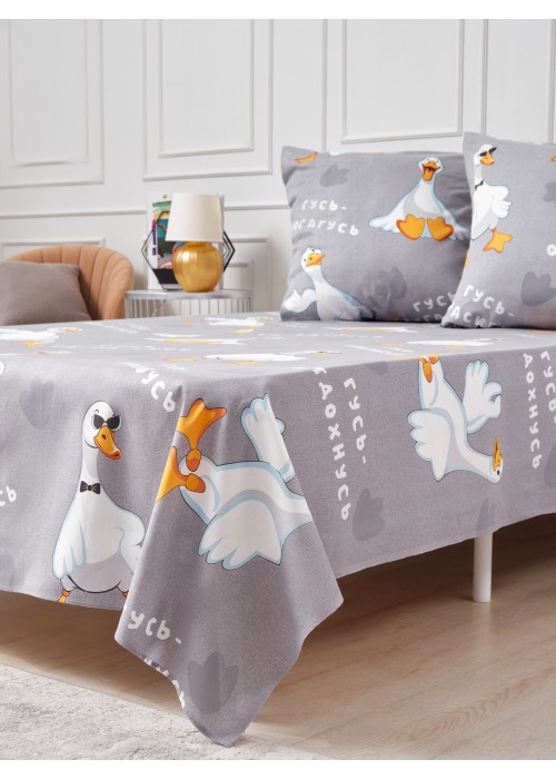 Простынь 1,5 спальная 150х215 Хлопок, Бязь. 2505