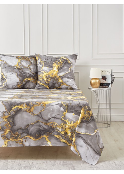 Простынь 1,5 спальная 150х215 Хлопок, Бязь. 2542