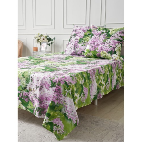 Простынь 1,5 спальная 150х215 Хлопок, Бязь. 1667