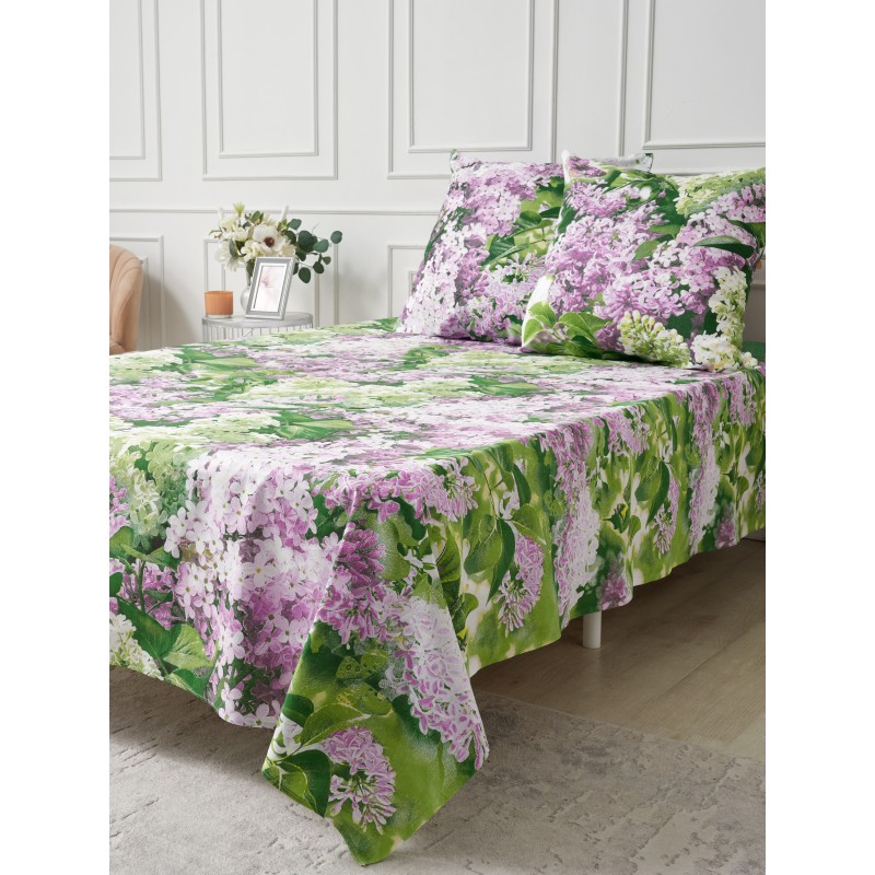 Простынь 1,5 спальная 150х215 Хлопок, Бязь. 1667